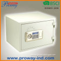mini fireproof safe box with blue background light